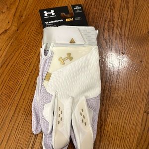 NWT Under Armour Harper Pro Batting Gloves